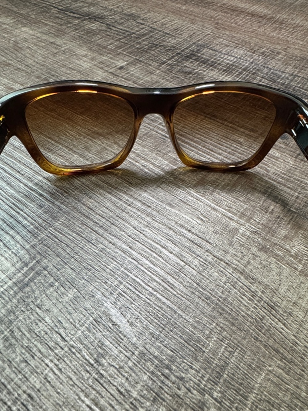 Ray-Ban Rb4194 Polished Light Havana/Brown Rectangle Sunglasses - Picture 5 of 12